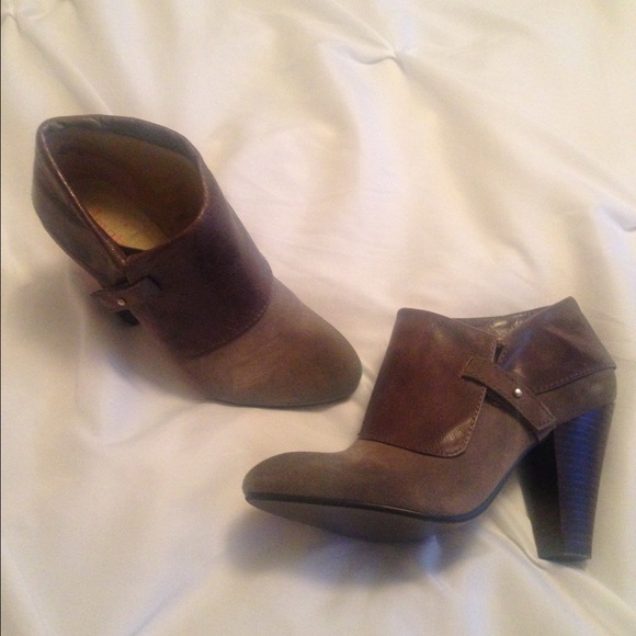 Gray booties