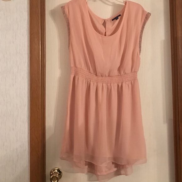 Pink American Eagle Sparkle Detail Dress