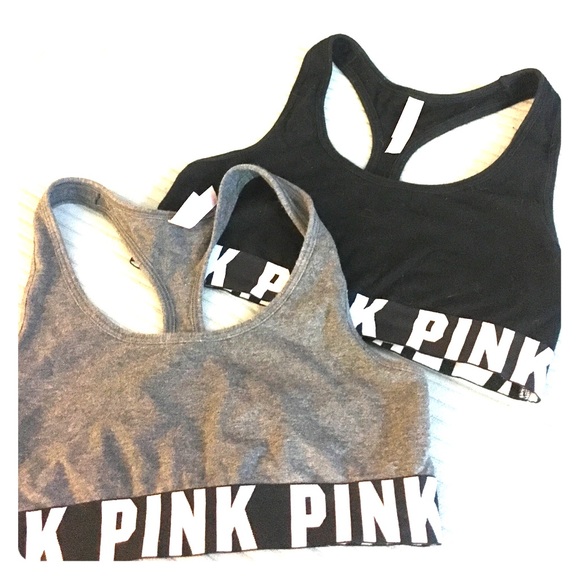 VS Pink sport bras