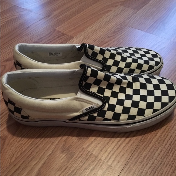 Checkered Vans Skeakers - Picture 3 of 4