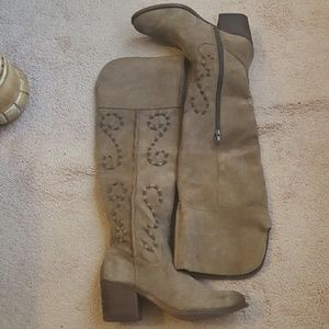 Carlos Santana knee high boots