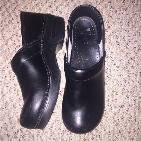 Dansko Non-Slip Leather Work Clogs