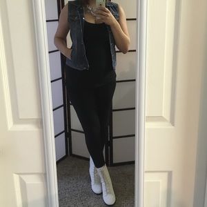 Never worn white boots