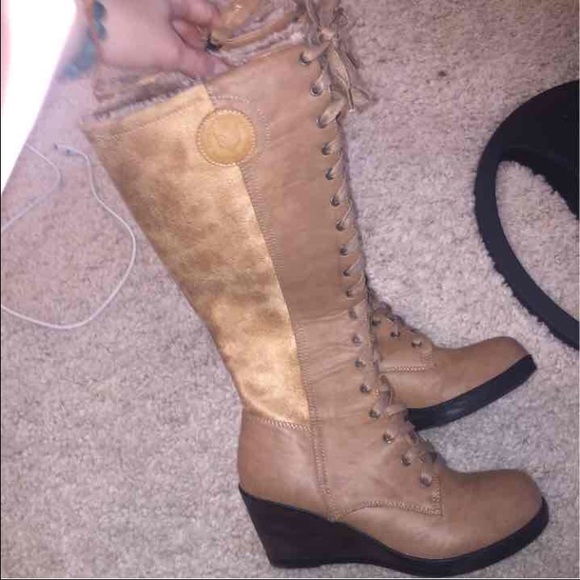 Lace up boots