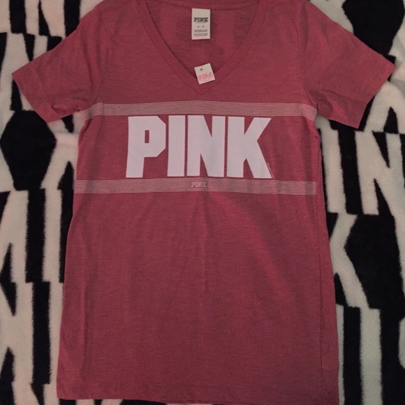 PINK v neck t shirt