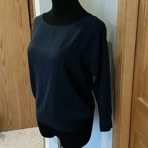 Banana Republic Sweaters - Banana Republic Navy Illusion Sweater Banana Republic Sweaters - Banana Republic Navy Illusion Sweater