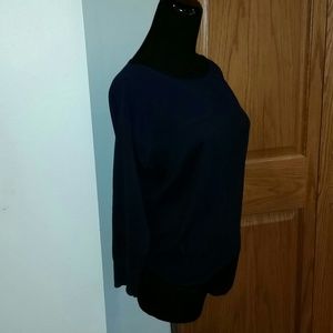 Banana Republic Sweaters - Banana Republic Navy Illusion Sweater Banana Republic Sweaters - Banana Republic Navy Illusion Sweater
