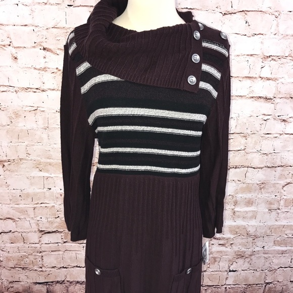 Style&Co- Envelope Neck Tunic Sweater