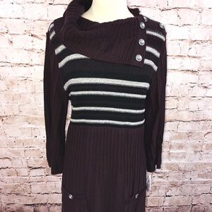 Style&Co- Envelope Neck Tunic Sweater