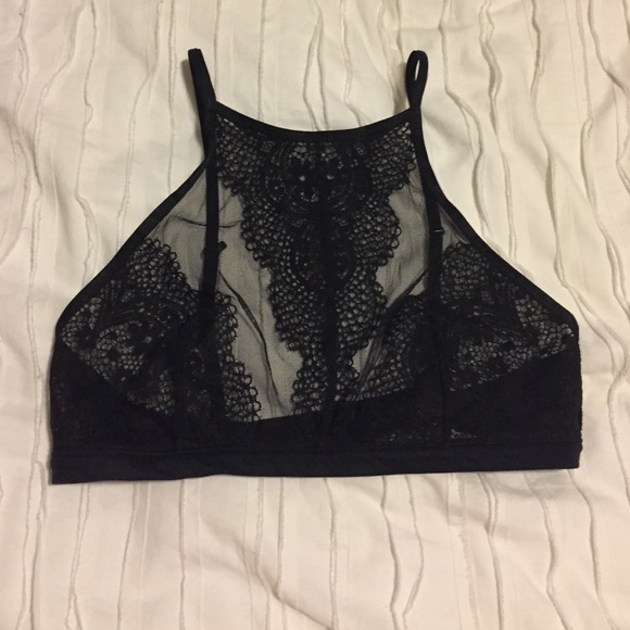 Victoria's Secret Lace High Neck Bralette