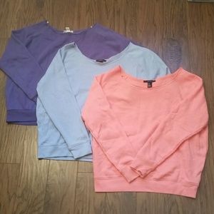 3 Forever 21 Sweatshirts