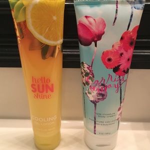 Bath and Body Works body cream and lotion