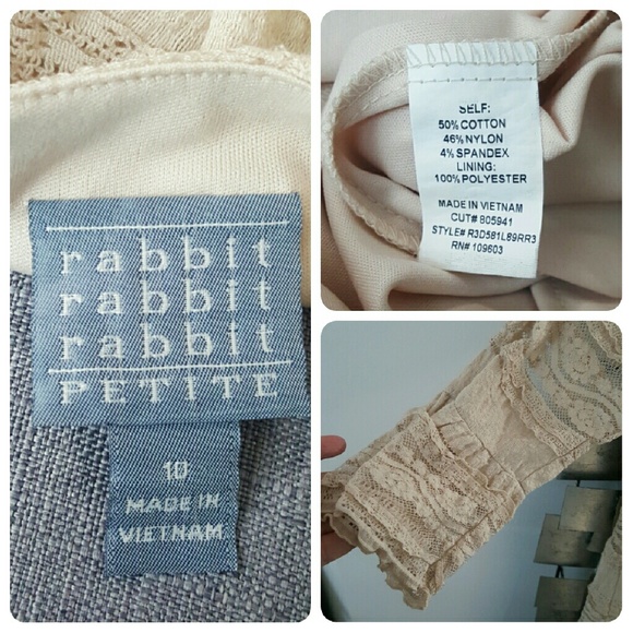 Beige Free People Style Dress by Rabbit Rabbit - Picture 4 of 4