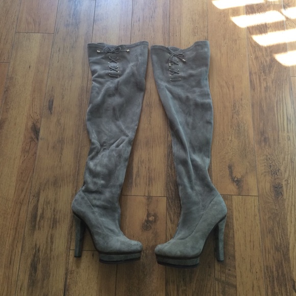 JLo thigh high boots