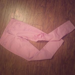 American Eagle pink/purple jeggings