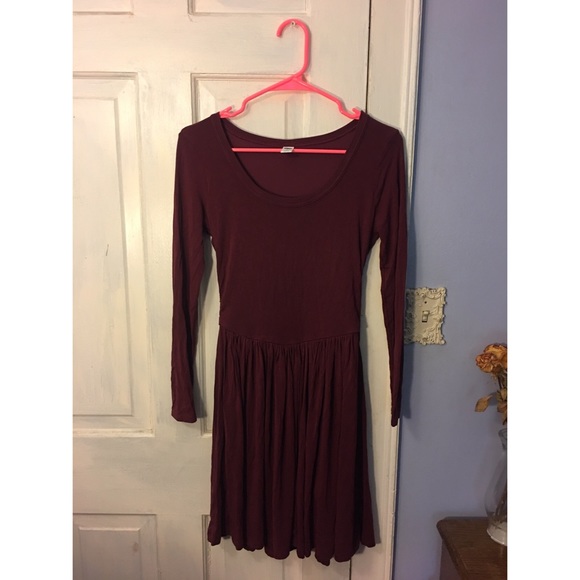 Burgundy Dress