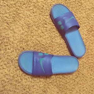 Size 12 Nike elite slides/sandles
