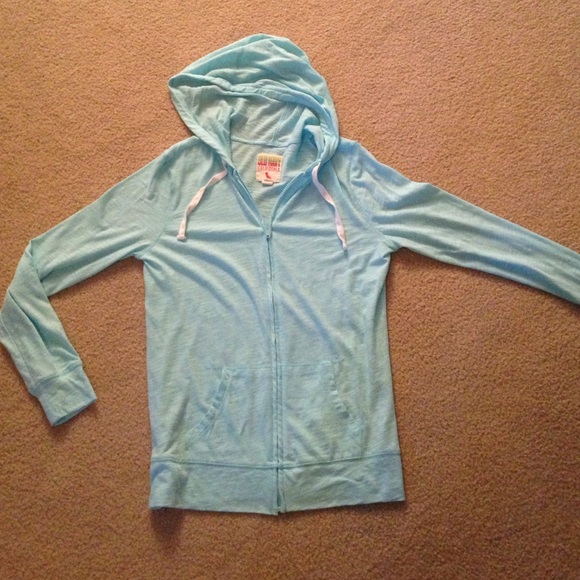 Blue zip up hoodie
