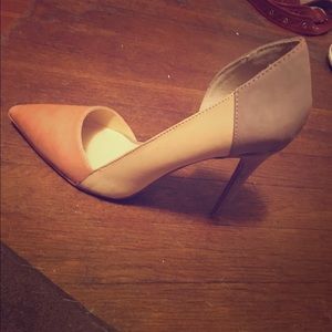 Steven three tone beige pump