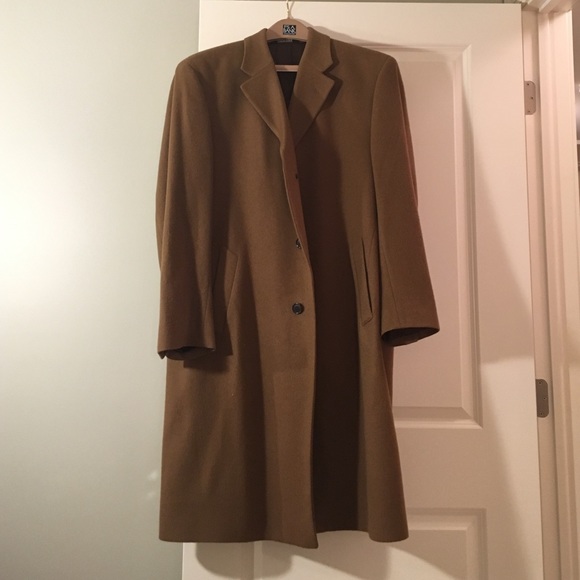 Jos. A. Bank overcoat- camel