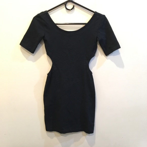 Betsey Johnson Dresses & Skirts - Betsey Johnson Black Side Cut Out Mini Dress