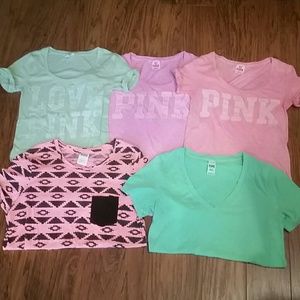 VS Pink t-shirts