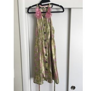 Marc Jacobs Shiny Floral- above the knee dress
