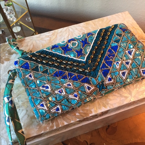 Cute embellished wristlet