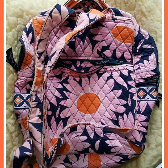 Vera Bradley Handbags - ✂VERA BRADLEY LARGE BACKPACK 💖 "LOVES ME" RETIRED