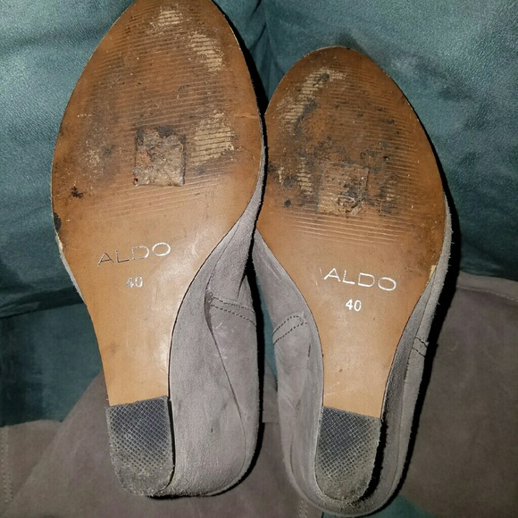 Aldo suede wedge knee boots - Picture 3 of 3