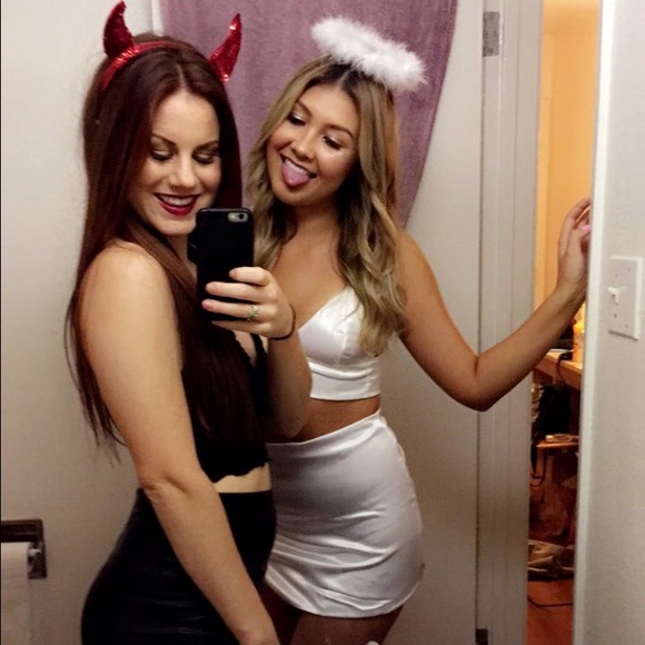 O-mighty white silk two piece!