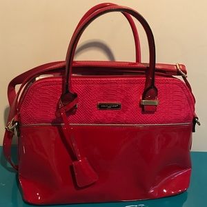 Red David Jones handbag/purse