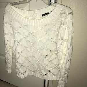 Crop knit sweater