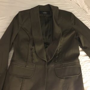 Army green casual blazer. Never worn!