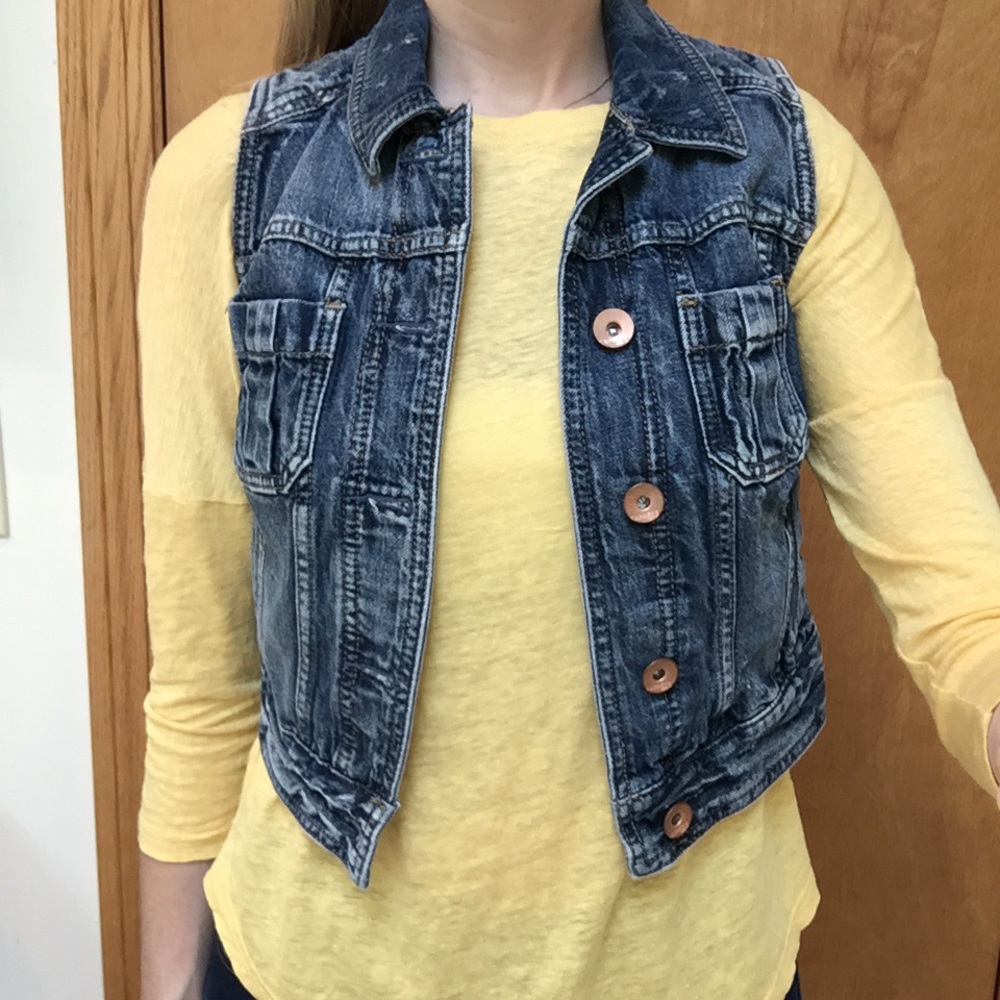 Express Denim Vest - Picture 5 of 6