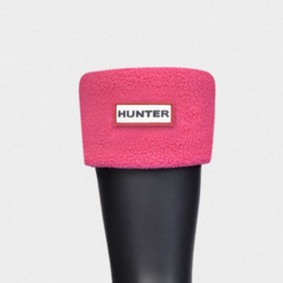 Hunter Original Fleece Short Pink Socks