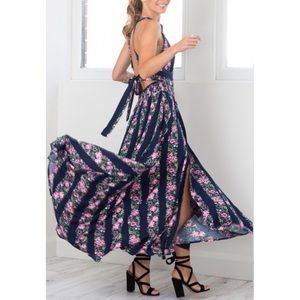 Floral Print Maxi Dress