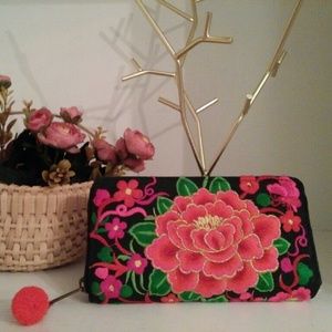 Floral wallet