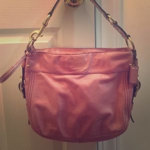 Pink Coach Handbag