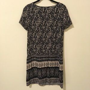 LuLu's Black & Cream Deco Shift Dress LuLu's Black & Cream Deco Shift Dress
