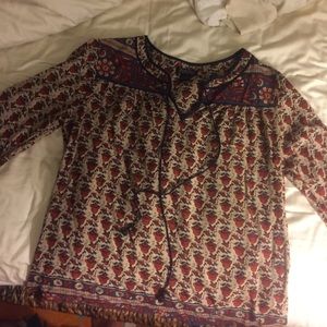 Lucky brand boho blouse