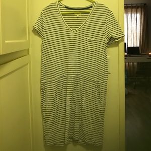 Lou & Grey Striped cotton t-shirt dress size large