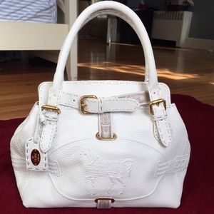 FENDI (authentic) Selleria Embossed leather bag