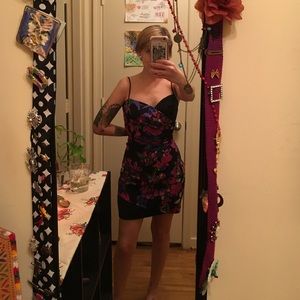 Noam Hanoch 100% Silk Cocktail Dress NWT