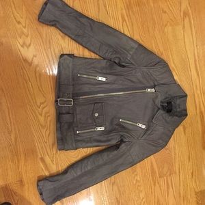 Nili Lotan Biker Leather Jacket