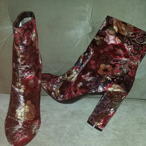 Velvet Booties multi color