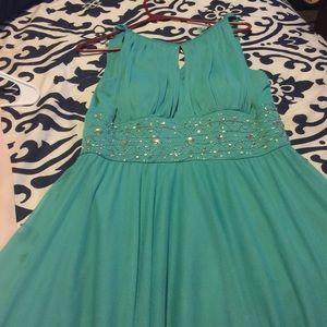 Turquoise dress