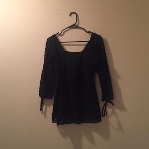 Black Lace Top