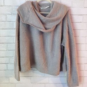 Grey turtle neck sweater
