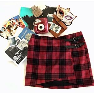 Plaid Rocker Girl Mini Skirt